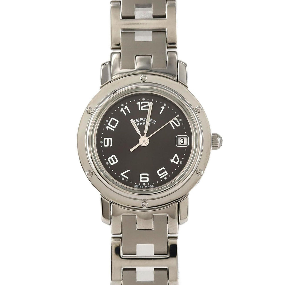 Montre à quartz Hermes Clipper CL4.210 SS d'occasion 