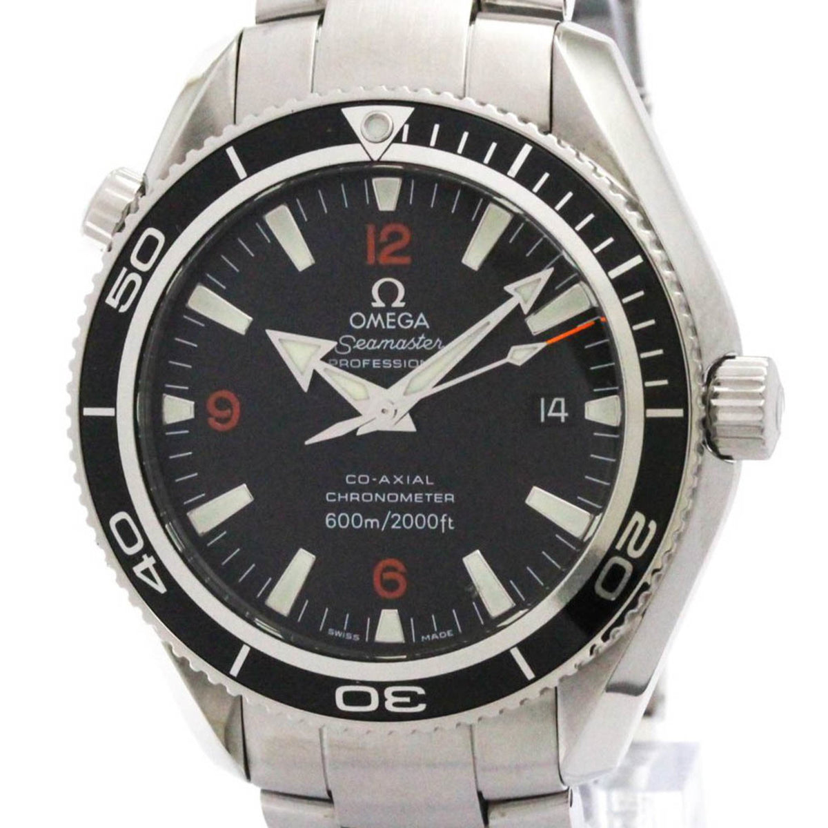 Pre-Owned OMEGA Seamaster Planet Ocean Co-axial Automatic Watch 2201.51 Polished
