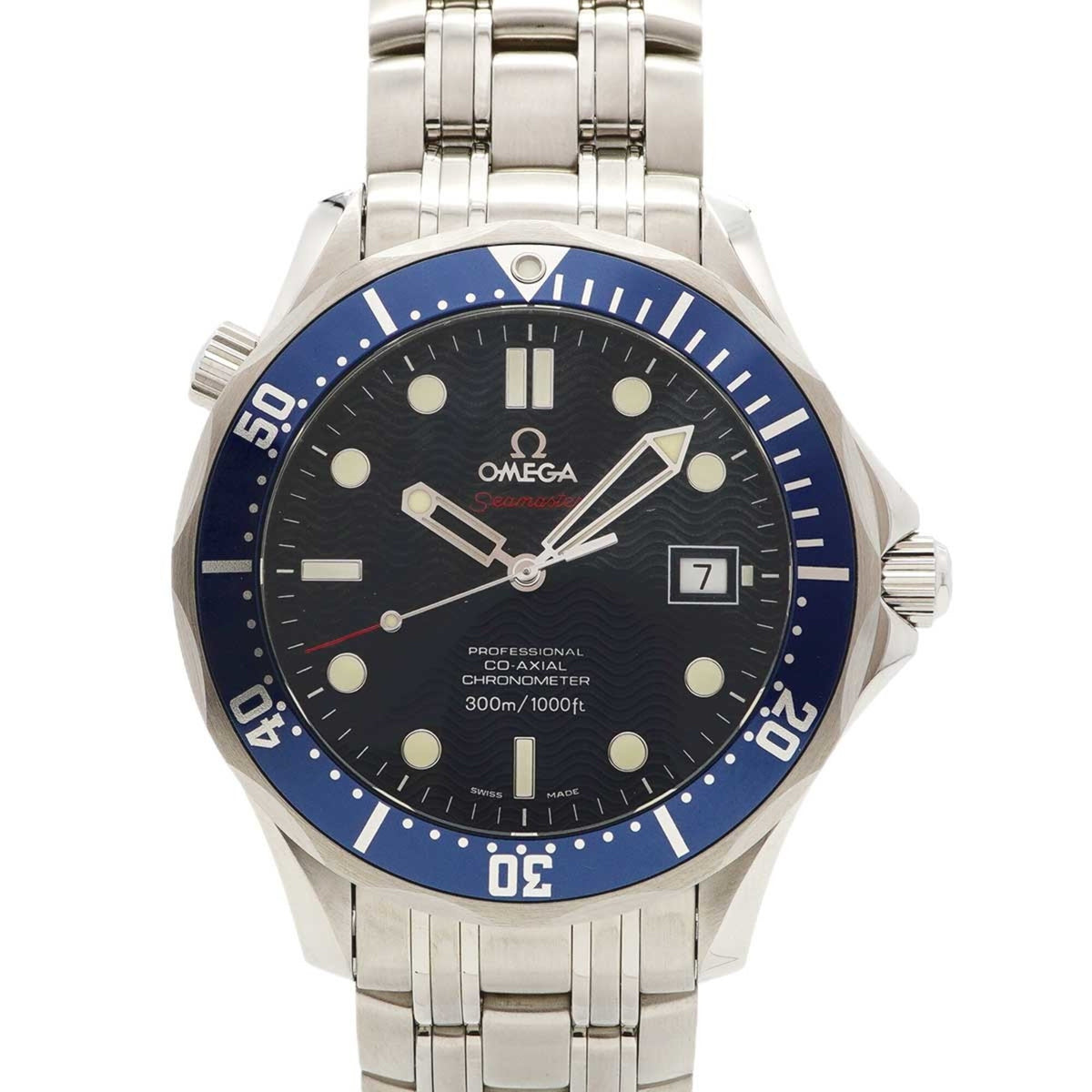 Pre-Owned Omega Seamaster 2220.80 Navy Dial Men's Watch
