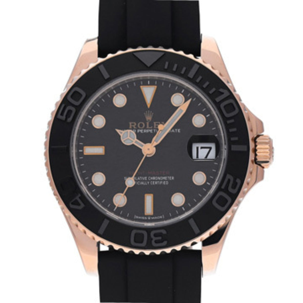 Pre-Owned Rolex Yacht-Master August 2020 268655 Black Men's Watch Automatic