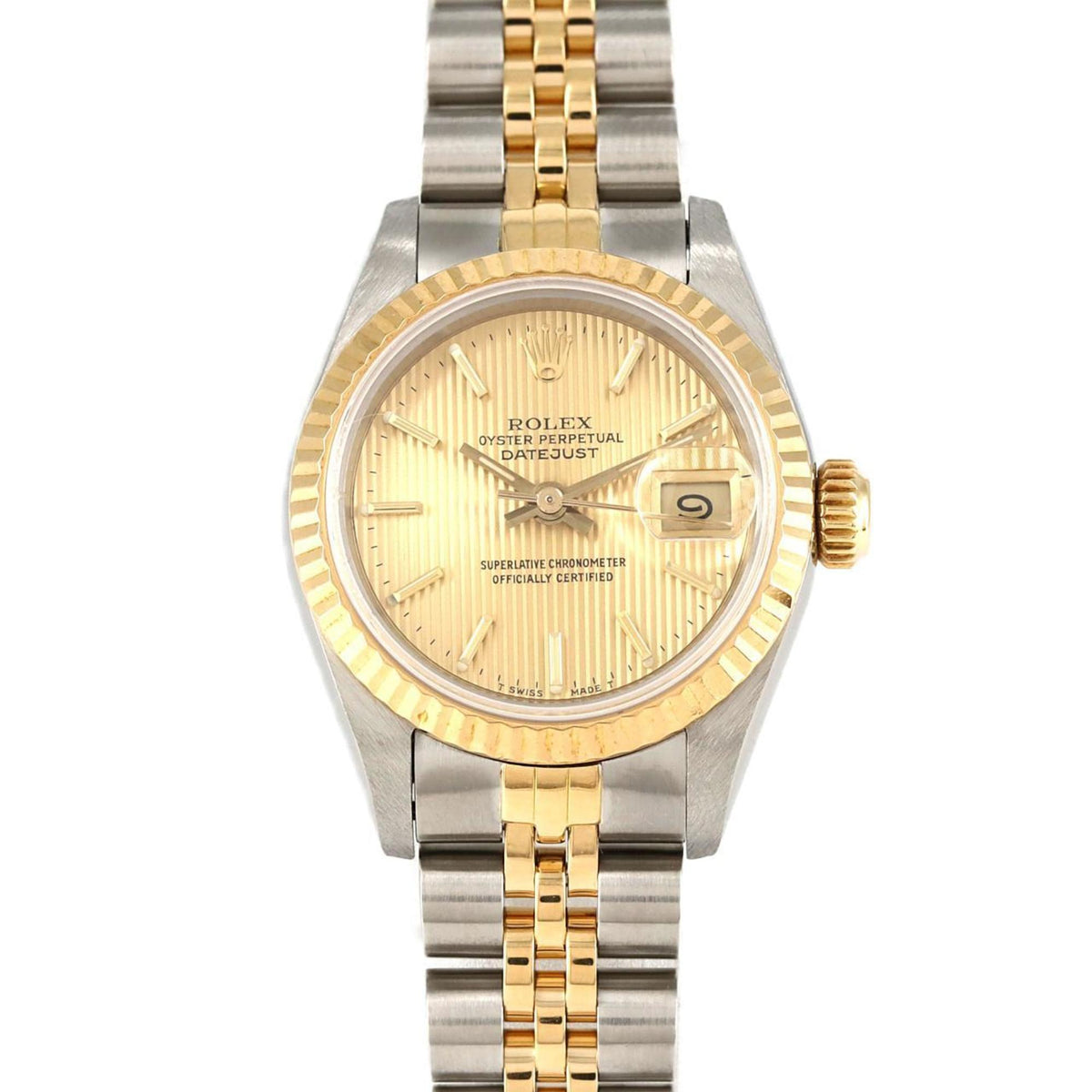 Pre-Owned Rolex Datejust 69173 SSxYG Automatic Watch, L Serial