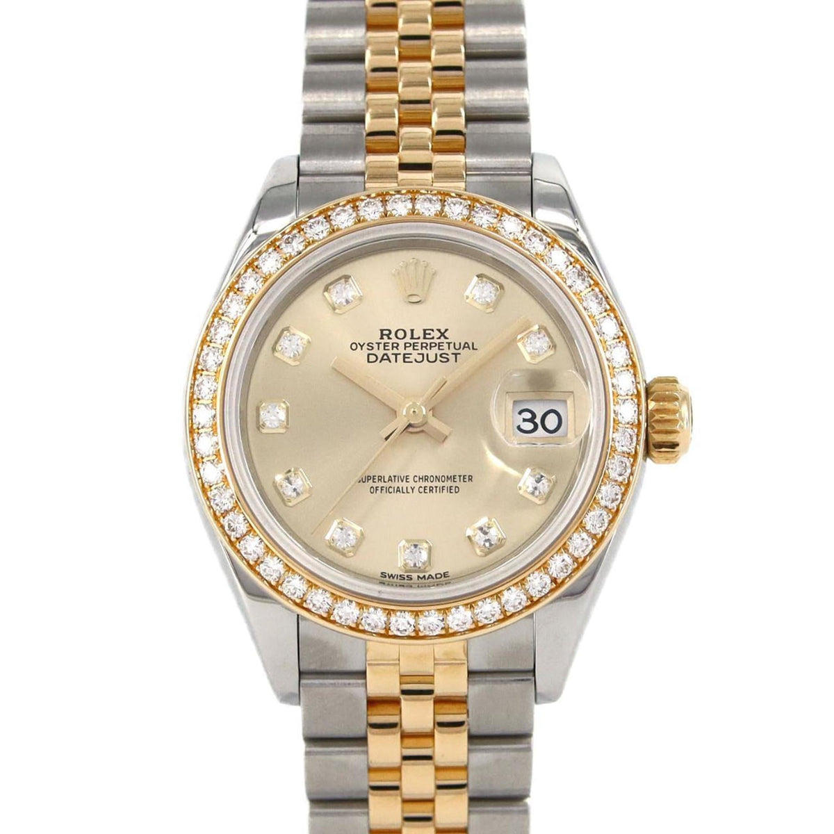 Pre-Owned Rolex Datejust 279383RBR SSxYG Watch Automatic Random Number