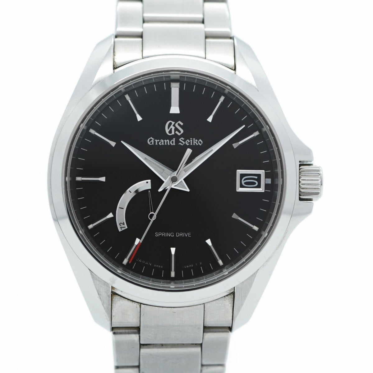 Pre-Owned Seiko Grand 9R65-0BD0 Black Dial Men's Watch