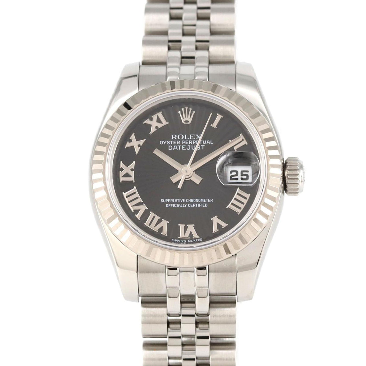 Pre-Owned Rolex Datejust 179174 SSxWG Automatic Watch V-Serial