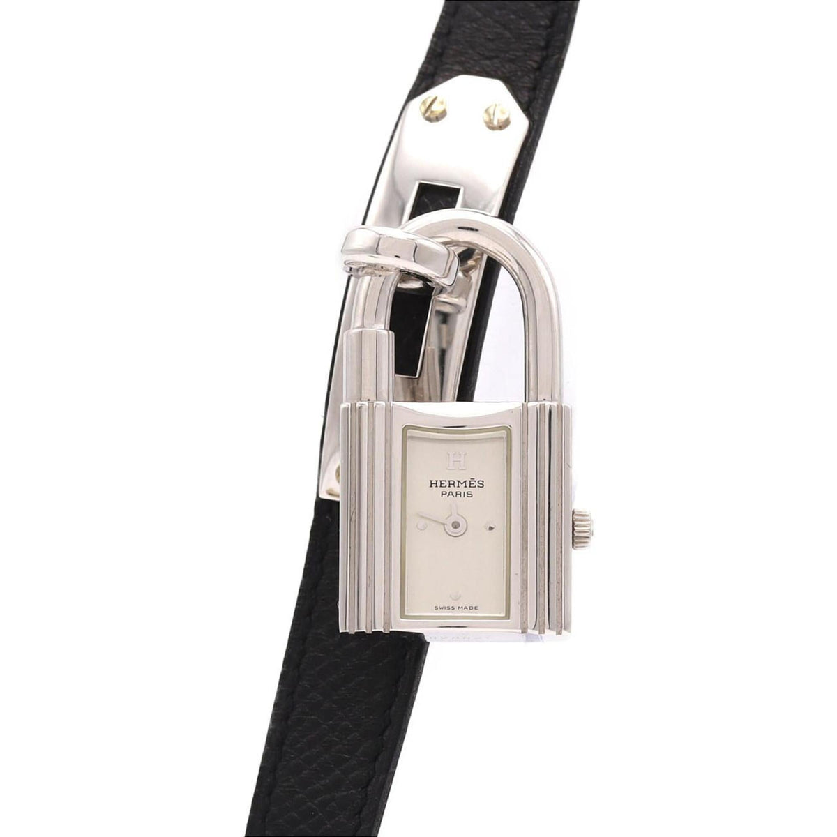 Pre-Owned Hermes Kelly KE1.250 Silver Quartz Watch