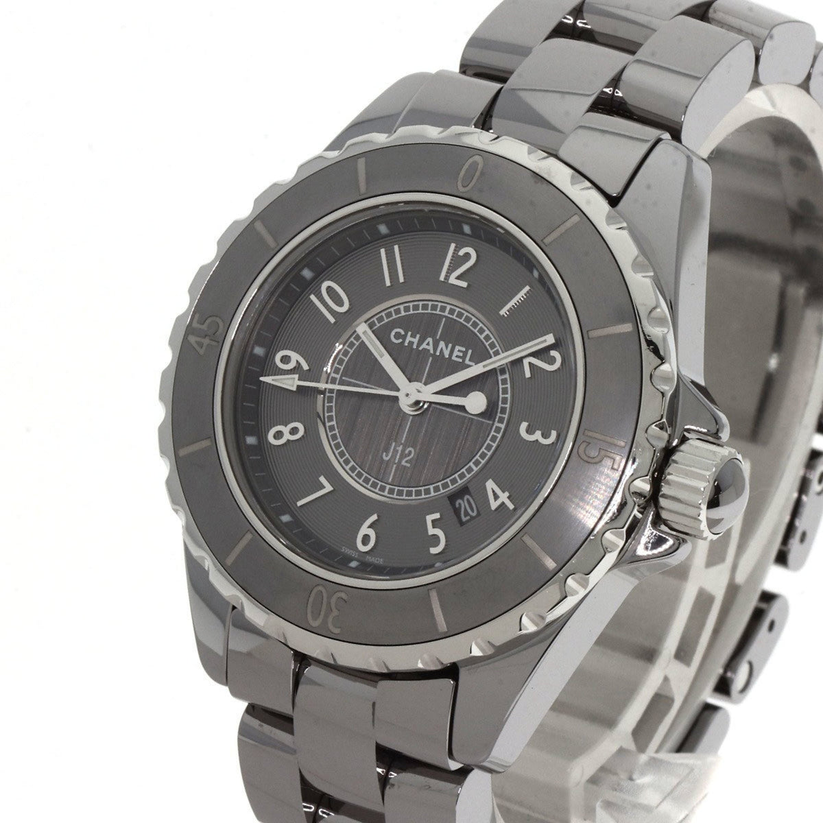 Montre Chanel H2978 J12 33 mm Chromatique d'occasion pour femme en titane et céramique CHANEL 