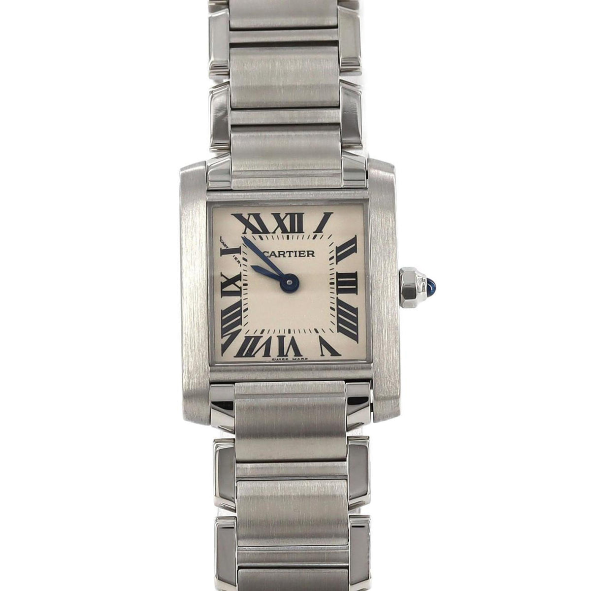 Pre-Owned Cartier Tank Francaise SM W51008Q3 SS Wristwatch Quartz