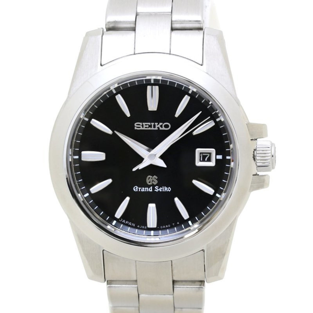 Montre d'occasion SEIKO Grand Seiko GS Date STGF055 4J52-0AA1 pour homme en acier inoxydable 130303 