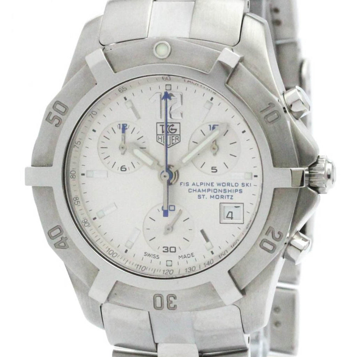 Pre-Owned Polished TAG HEUER Exclusive Chronograph LTD Edition Mens Watch CN111C BF581515