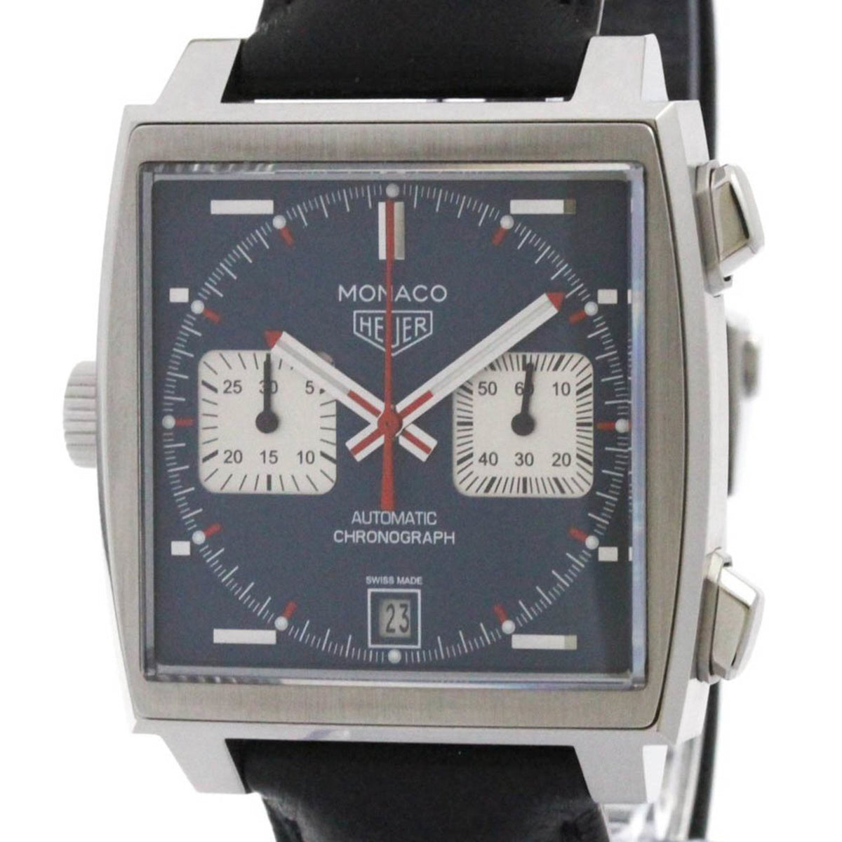 Pre-Owned TAG Heuer Monaco Chronograph Steve McQueen Mens Watch CAW211P Polished