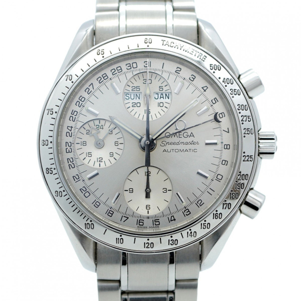 Pre-Owned Omega Speedmaster 3523.30 Silver Dial Men's Watch