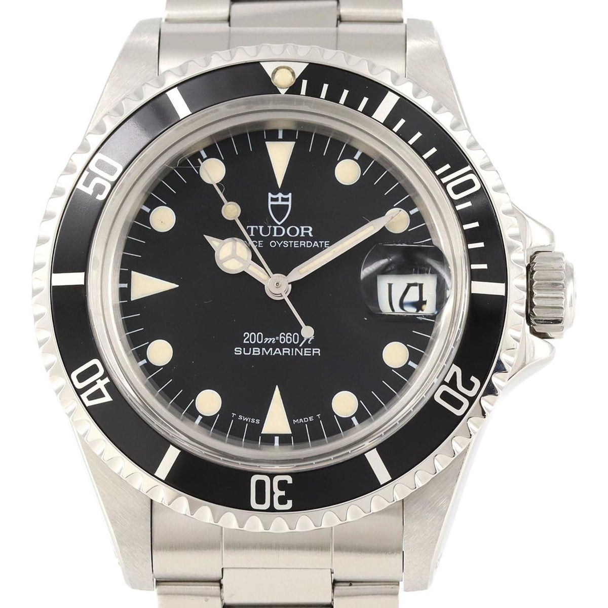 Gebrauchte Tudor Submariner 79090 SS Armbanduhr Automatik 