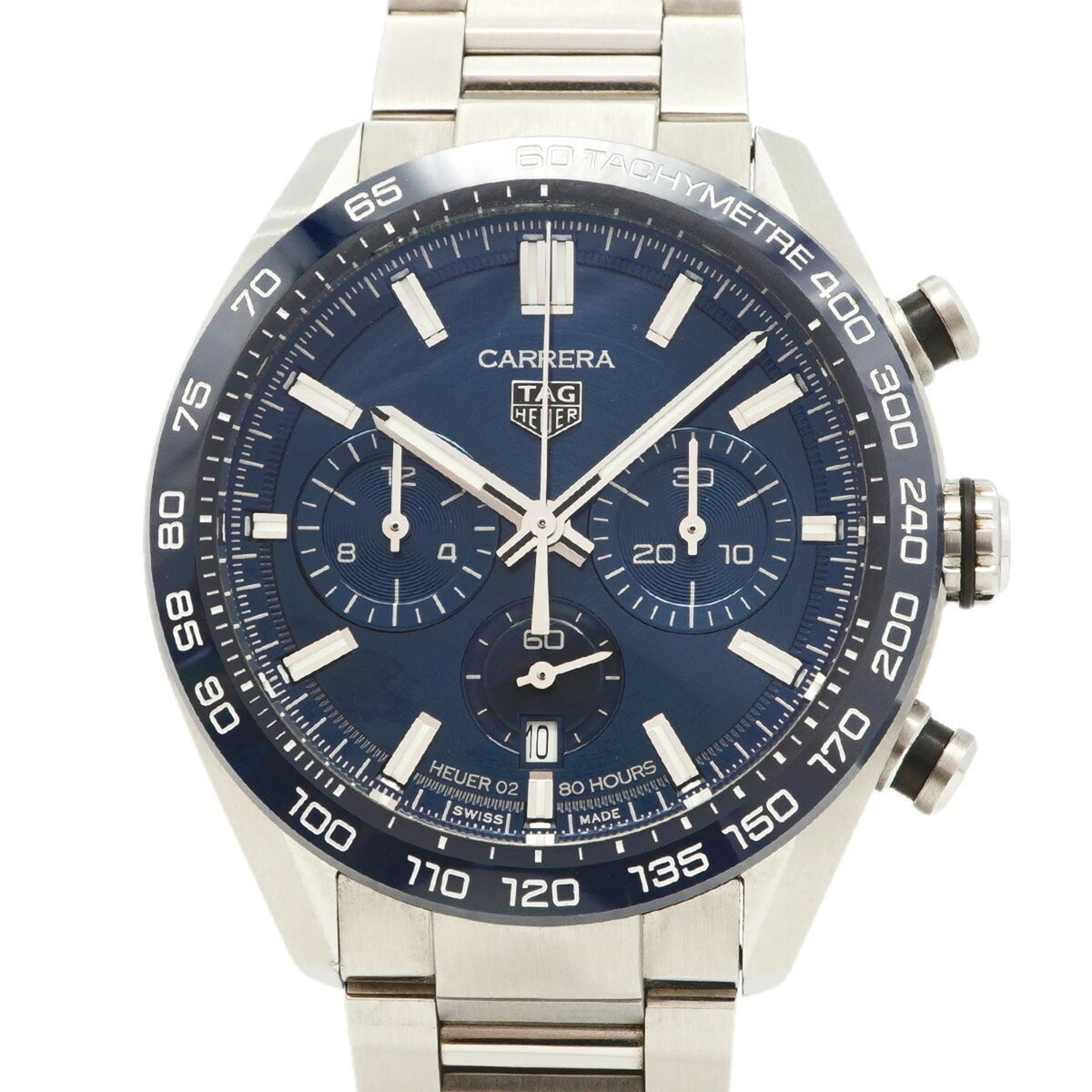 Pre-Owned TAG Heuer Carrera CBN2A1A Blue Dial Men's Watch