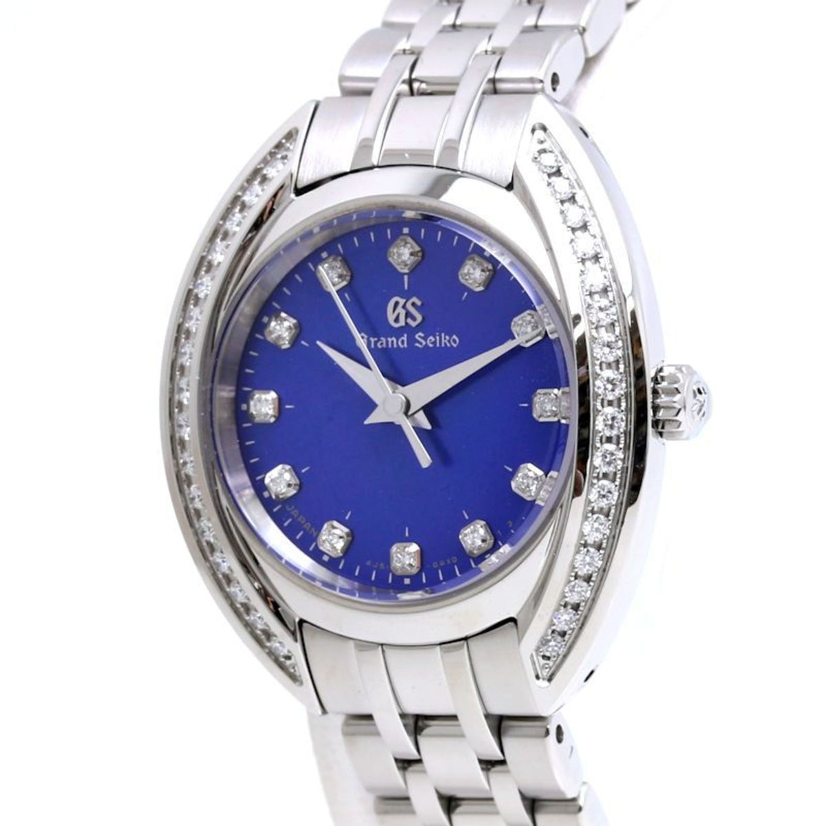 Montre d'occasion SEIKO Grand Seiko 140th Master Shop Limited STGF353 4J51-0AX0 Hydrangea 12P Diamond en acier inoxydable pour femme 39970 