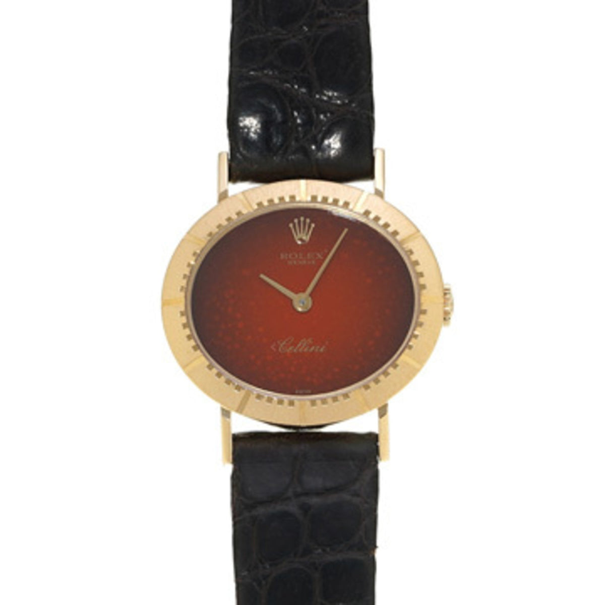 Pre-Owned Rolex Cellini 4081 69 series (manufactured around 1981) Red Gradient Ladies Watch Manual Winding