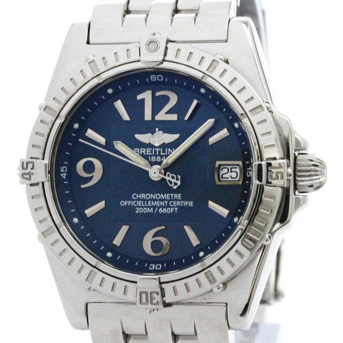 Montre femme BREITLING Callisto en acier inoxydable poli, d'occasion, à quartz, A77346 BF576502 