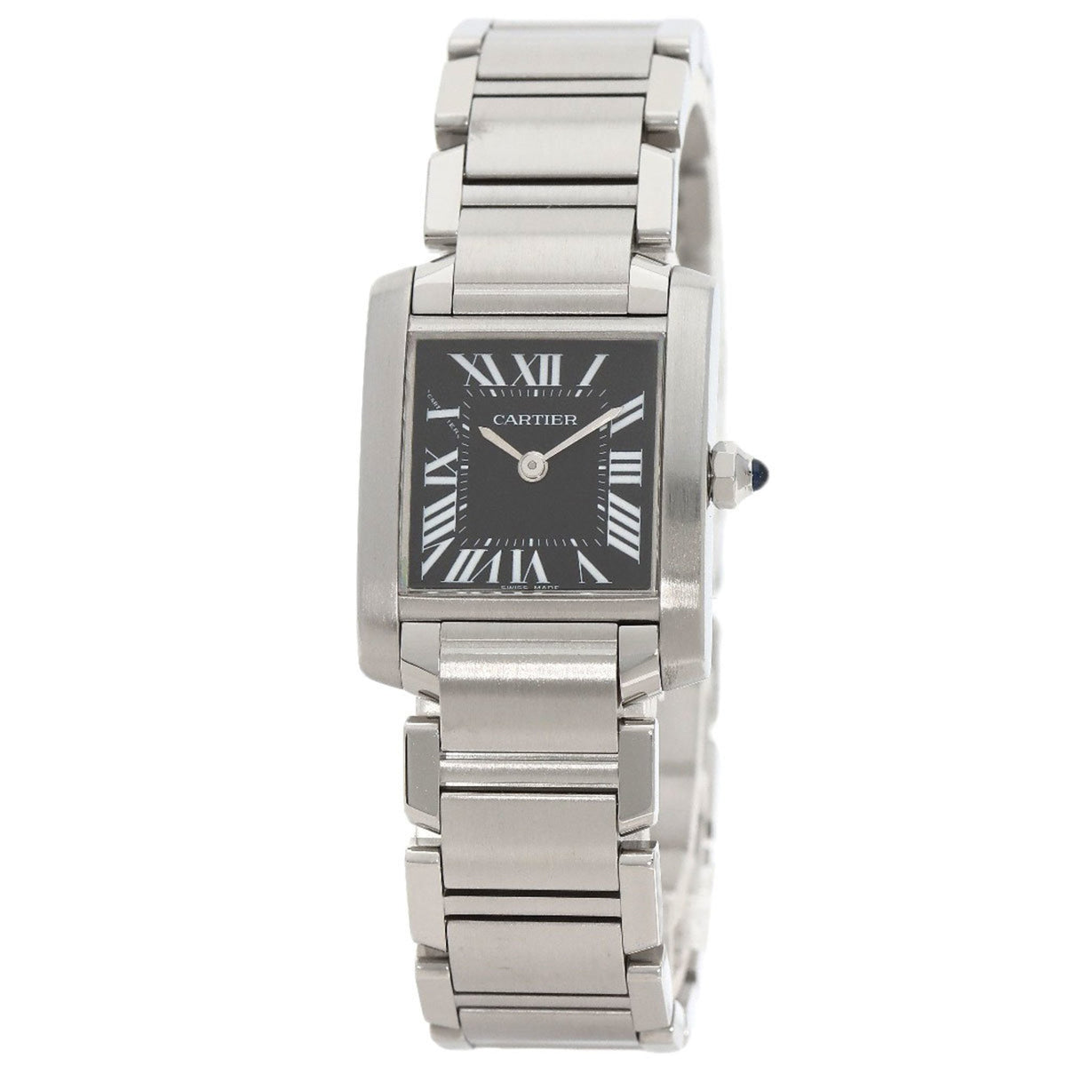 Pre-Owned Cartier W51026Q3 Tank Francaise SM Asia Limited Edition Watch Stainless Steel SS Ladies CARTIER