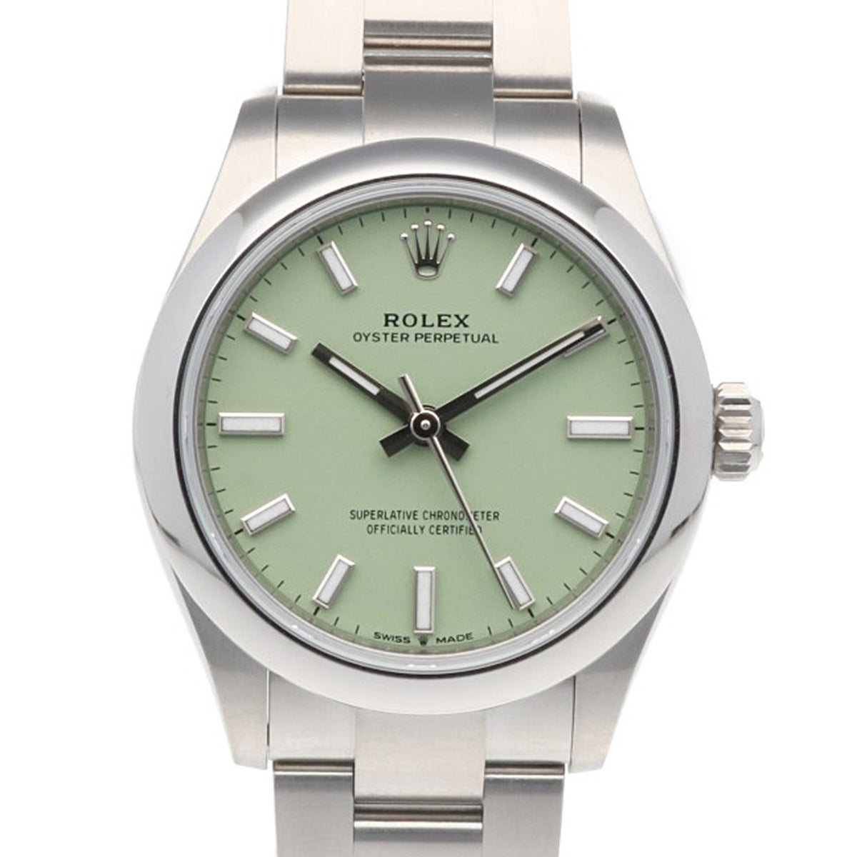 Pre-Owned Rolex Oyster Perpetual Watch, Stainless Steel, Automatic Winding, Overhauled and Polished, Men's/Women's.