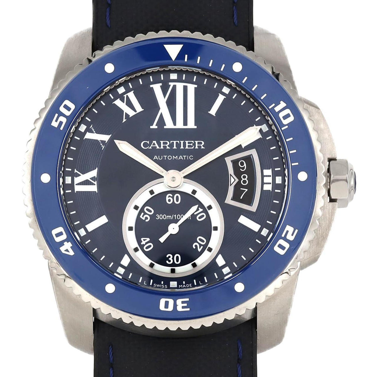 Montre-bracelet automatique Cartier Calibre de Diver WSCA0010 SS d'occasion 