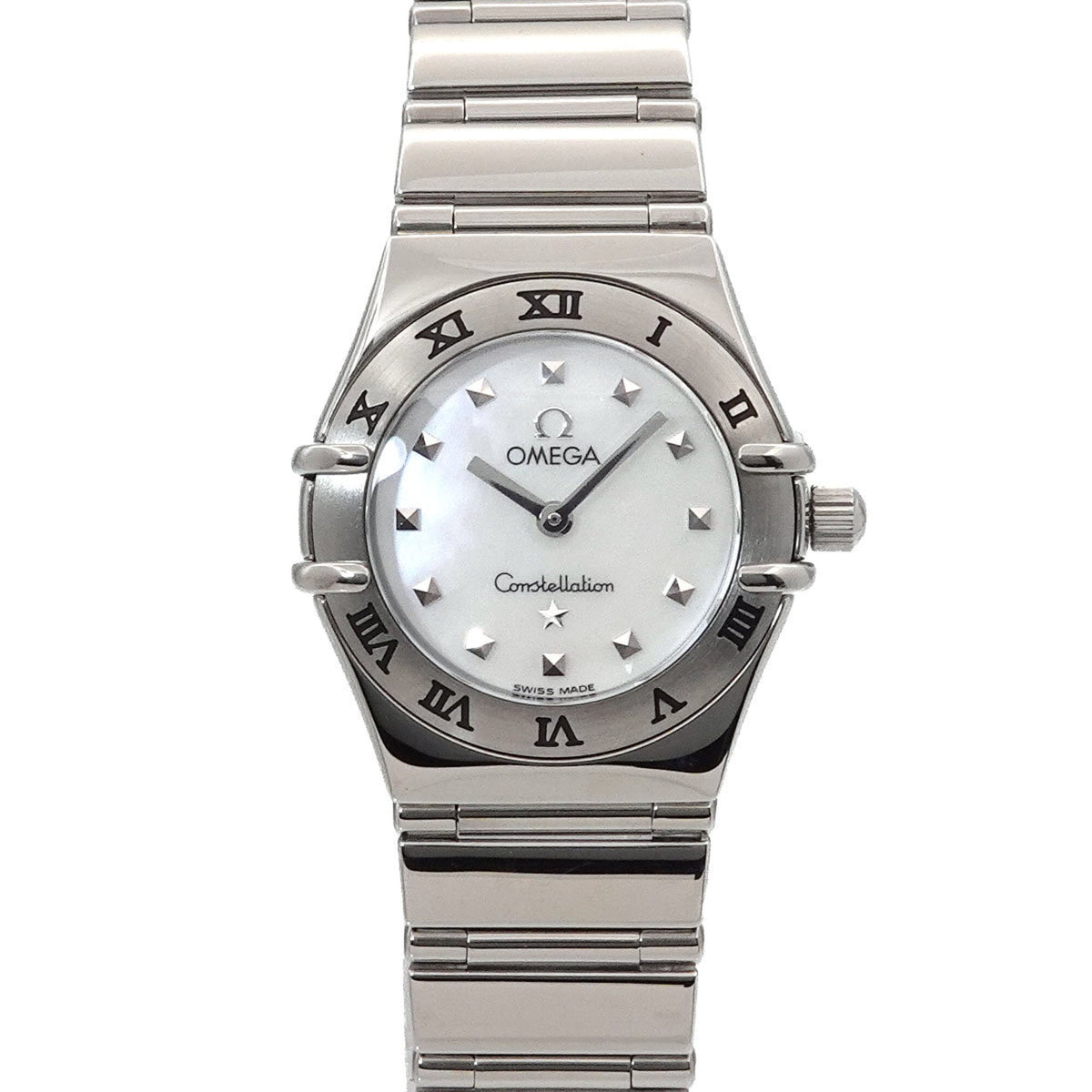 Pre-Owned Omega Constellation Mini My Choice 1561 71 Women's Watch White Shell Quartz