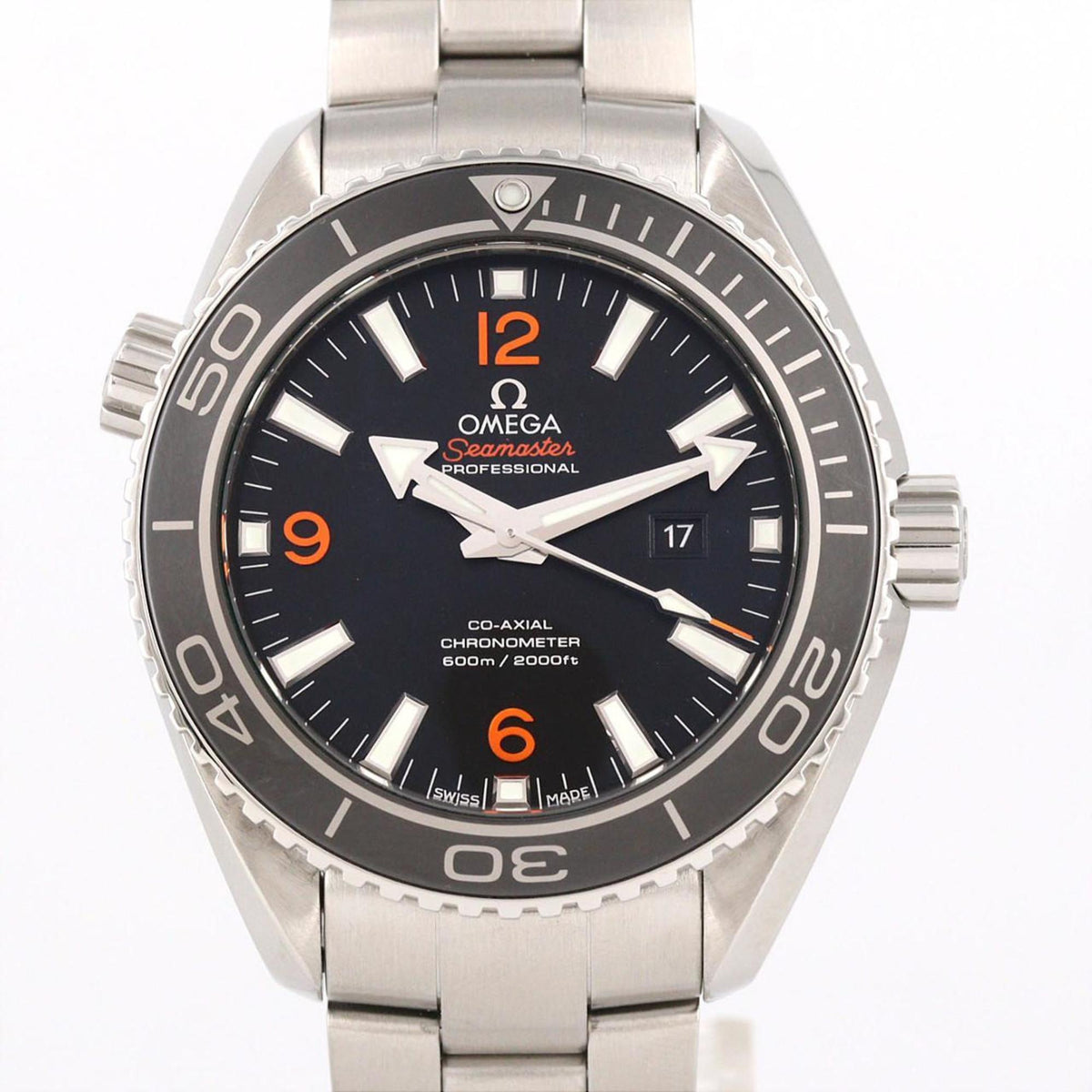 Pre-Owned Omega Seamaster Planet Ocean 232.30.38.20.01.002 Stainless Steel Automatic Watch