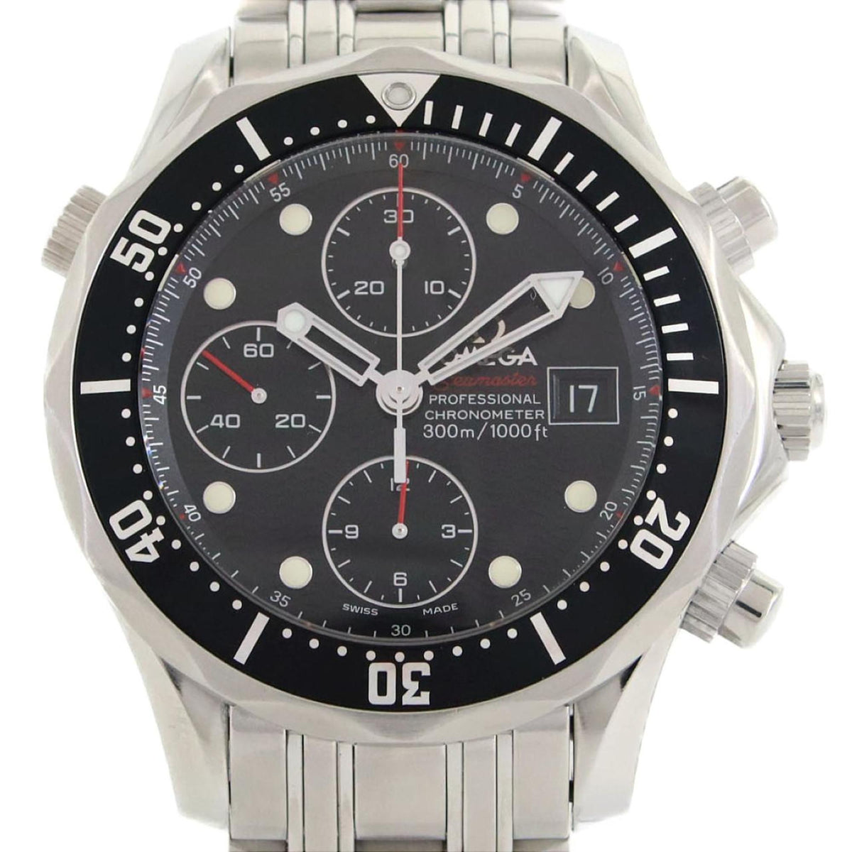 Pre-Owned Omega Seamaster Professional Diver's 300M Chronograph 213.30.42.40.01.001 Stainless Steel Automatic