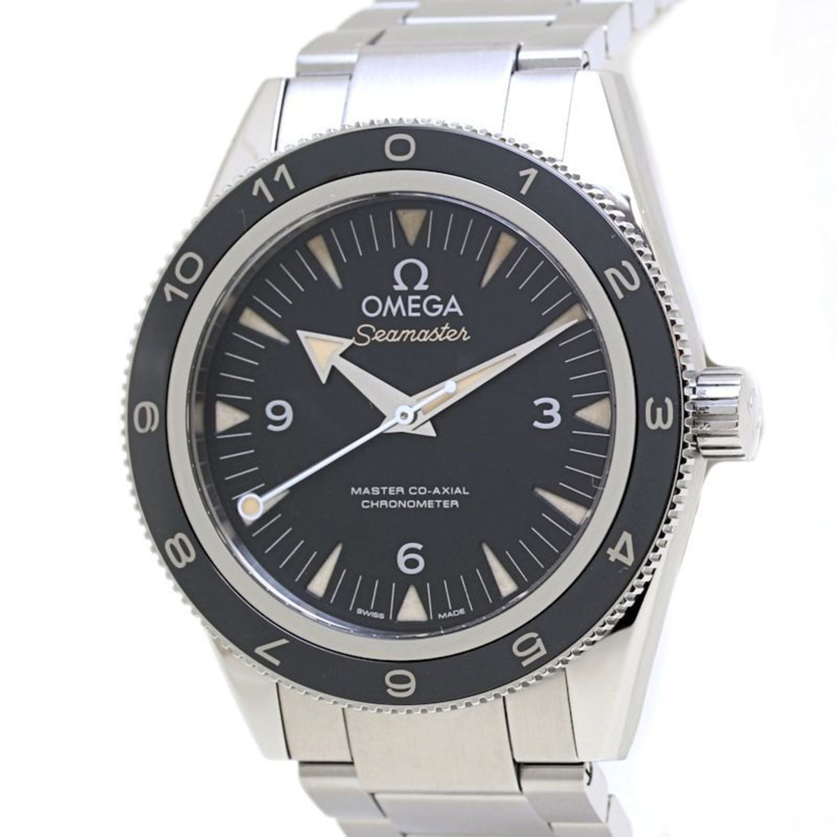 Pre-Owned OMEGA Seamaster 300 Spectre 233.32.41.21.01.001 Master Co-Axial Limited Edition Stainless Steel Men's Watch 40019