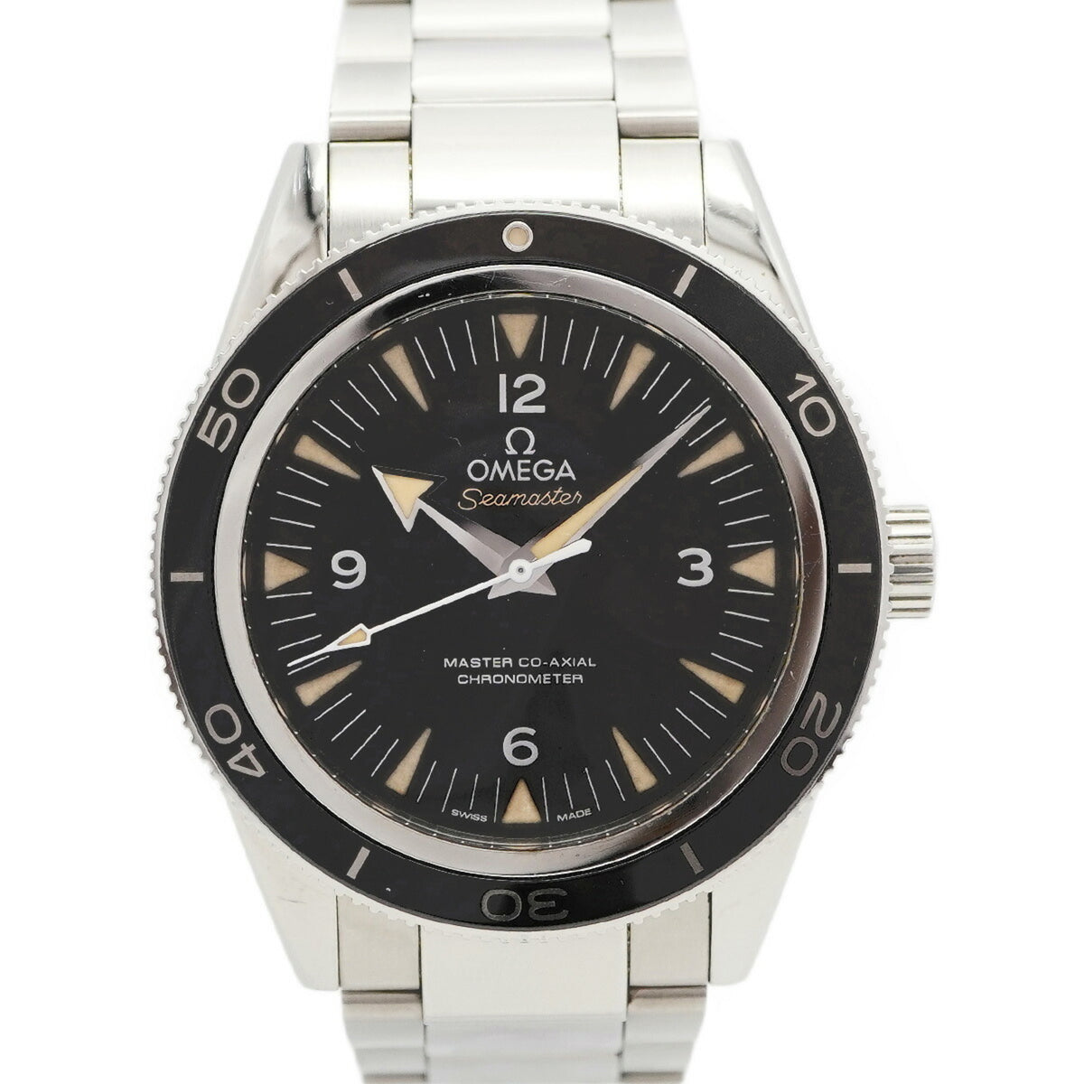 Pre-Owned Omega Seamaster 233.30.41.21.01.001 Black Dial Men's Watch