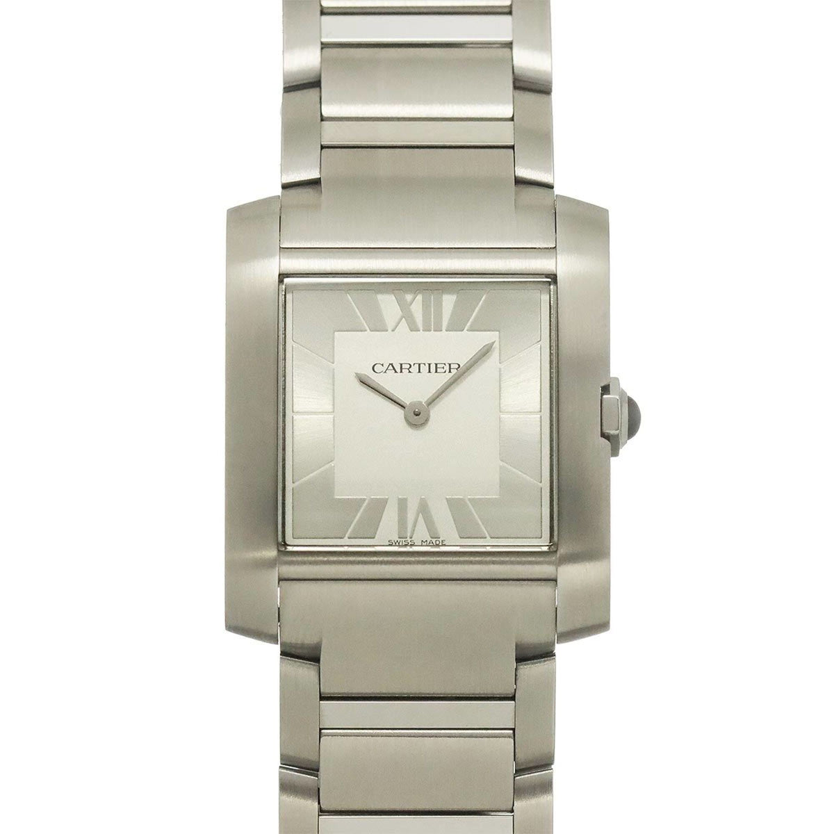 Pre-Owned Cartier Tank Francaise MM WSTA0086 Japan Limited Edition Boys' Watch Silver Quartz
