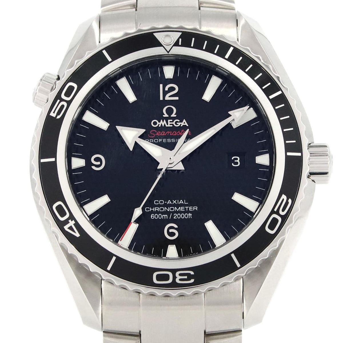 Pre-Owned OMEGA Seamaster Planet Ocean 007 LIMITED 222.30.46.20.01.001 SS Wristwatch Automatic