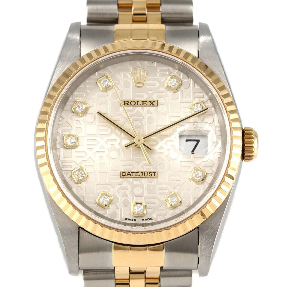 Pre-Owned Rolex Datejust 16233G SSxYG Automatic Watch P Series