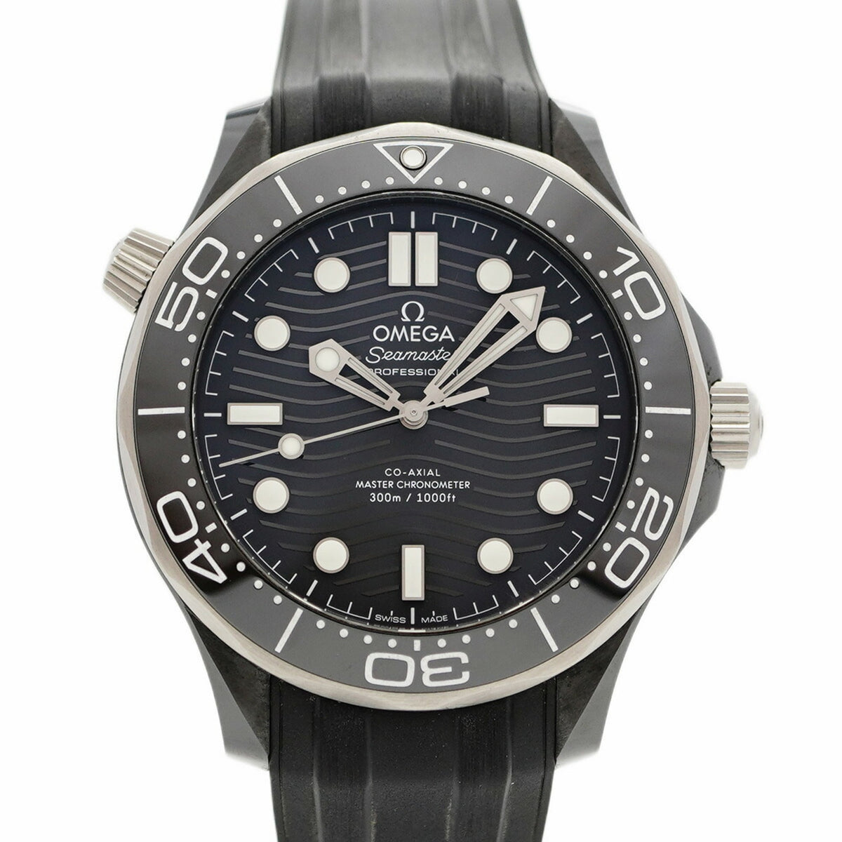 Pre-Owned Omega Seamaster 210.92.44.20.01.001 Black Dial Men's Watch