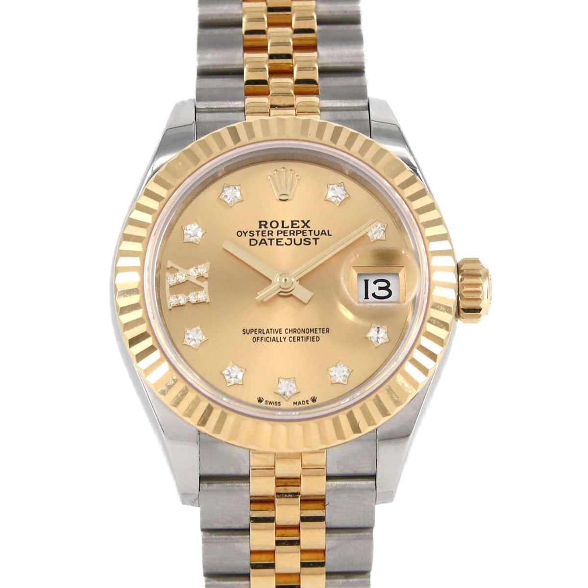 Pre-Owned Rolex Datejust 279173G SSxYG Watch Automatic Random Number