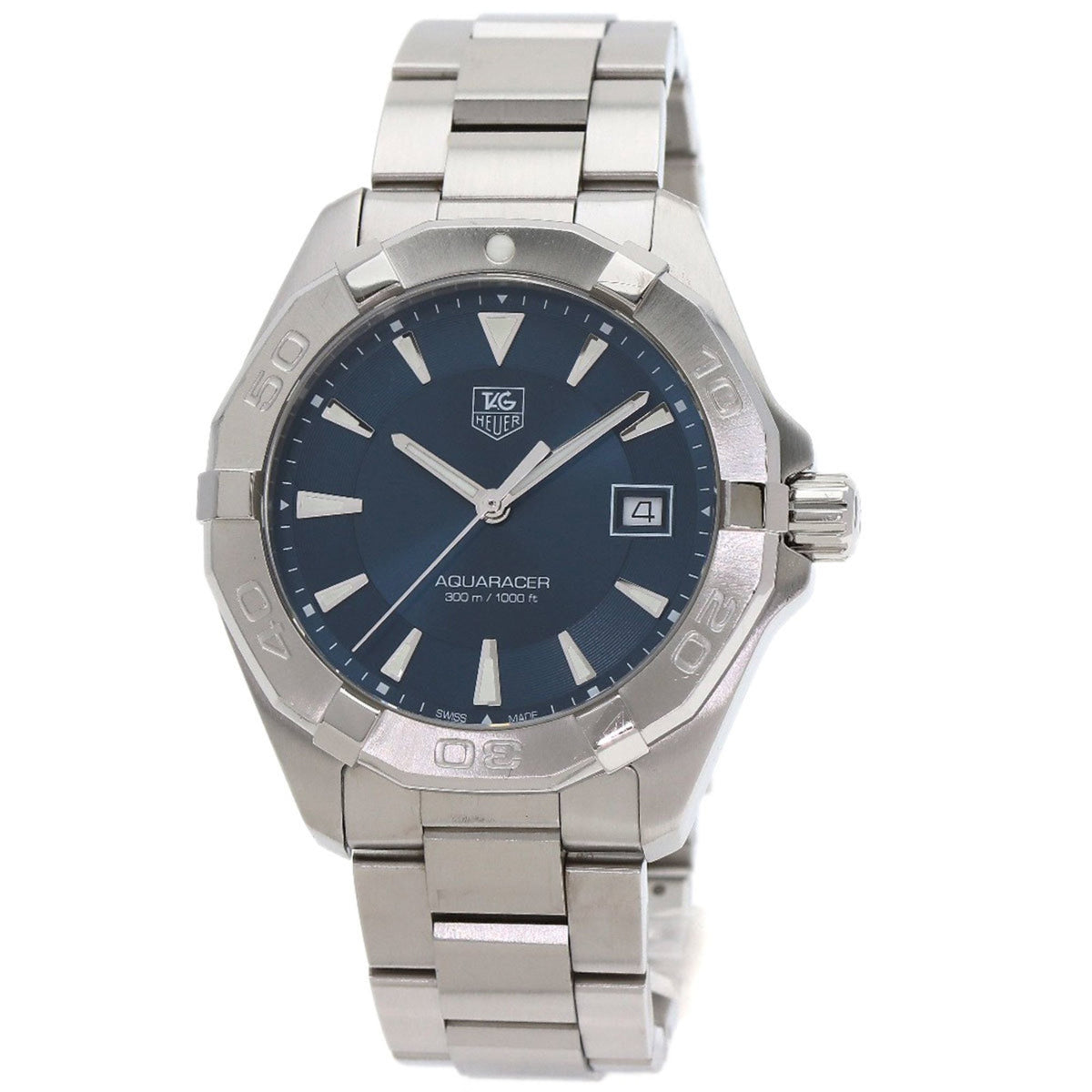 Pre-Owned TAG Heuer WAY1112.BA0928 Aquaracer Watch, Stainless Steel/SS, Men's