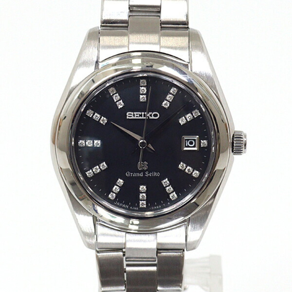 Pre-Owned SEIKO Grand Seiko STGF071 Ladies Watch Quartz Black Shell Dial Finished