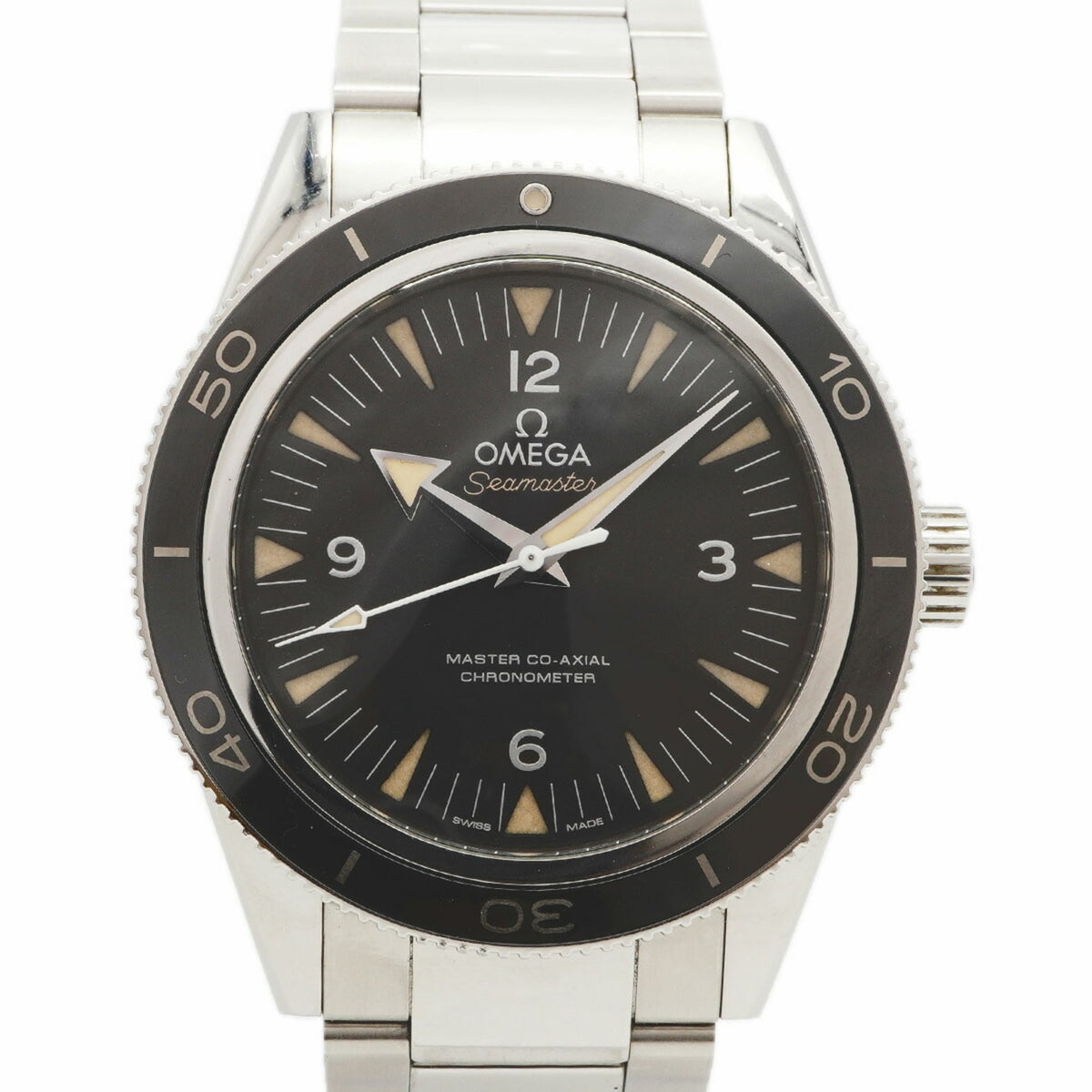 Pre-Owned Omega Seamaster 233.30.41.21.01.001 Black Dial Men's Watch