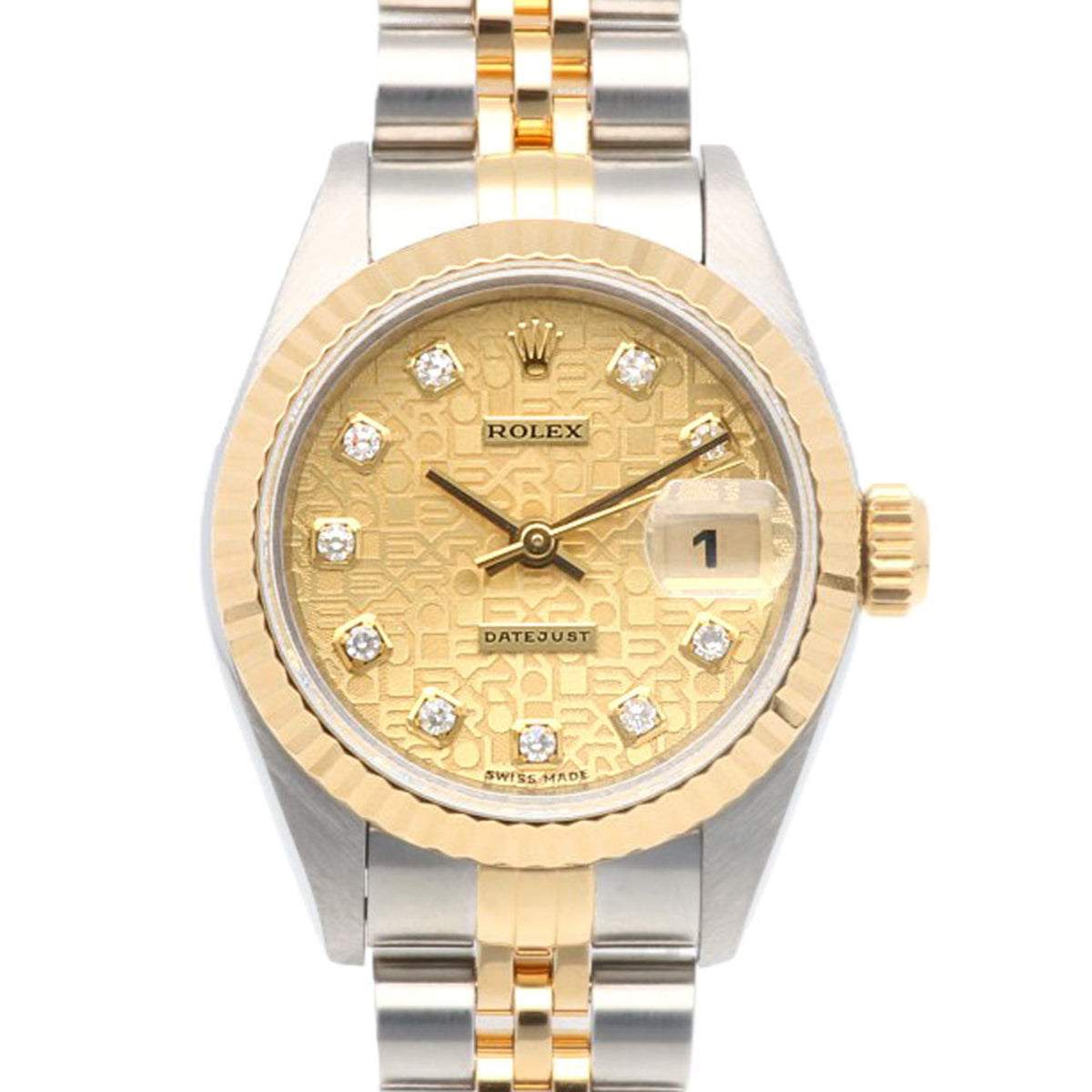 Pre-Owned Rolex Datejust Watch, Stainless Steel 69173G, Automatic, Women's, ROLEX W-Serial, 1994-1995 Model, 10 Diamonds, Horicon