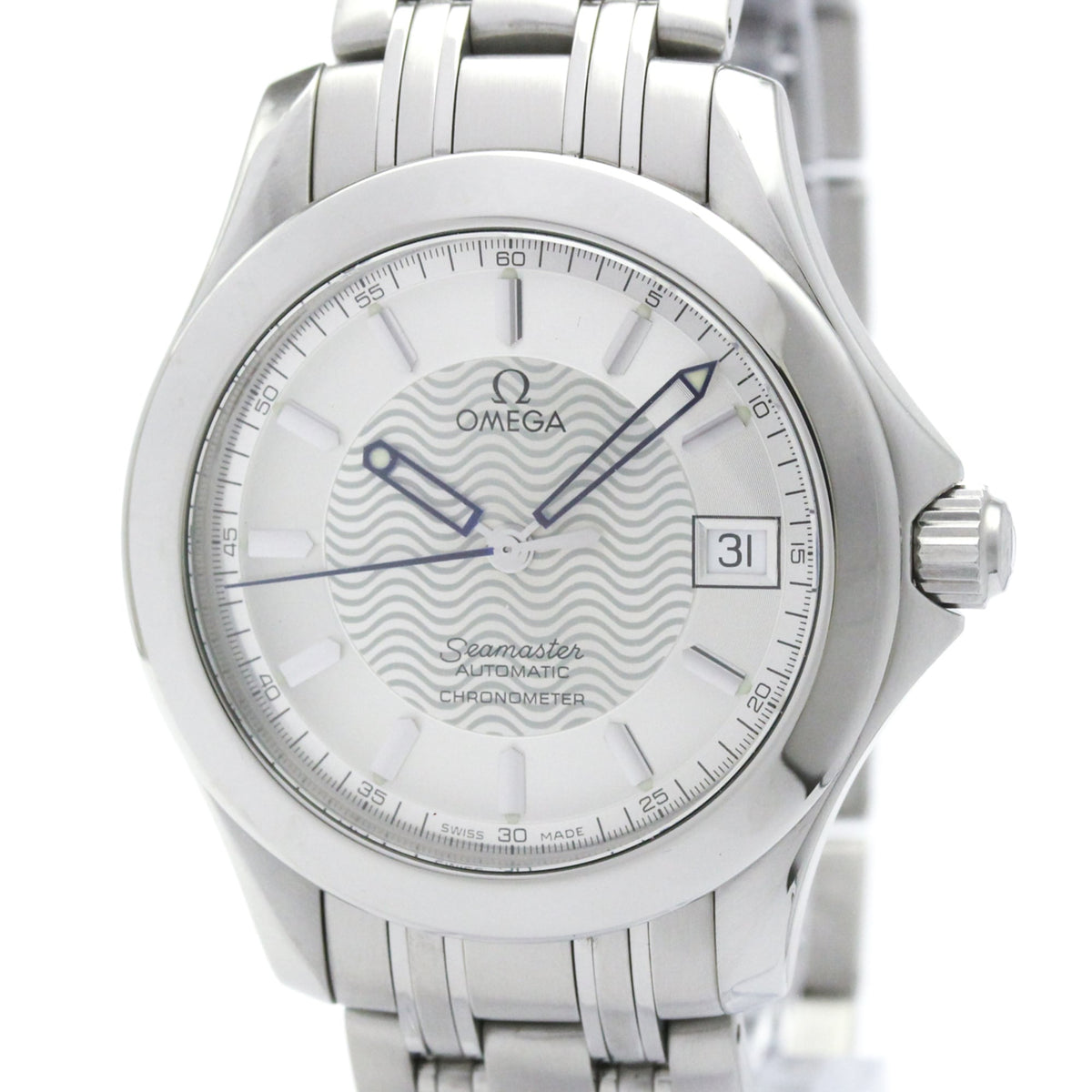Pre-Owned OMEGA Seamaster 120M Chronometer Steel Automatic Watch 2501.31 Polished