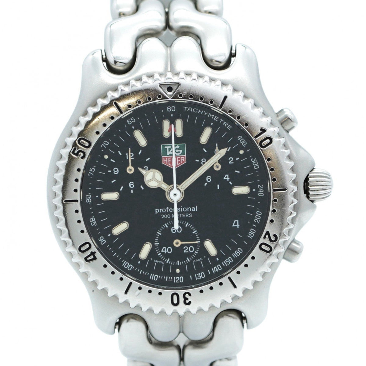 Pre-Owned TAG Heuer Professional S39.306 Black Dial Men's Watch