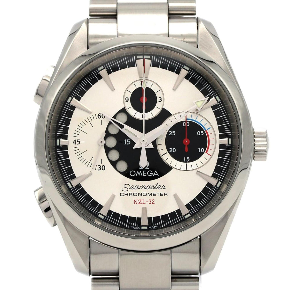 Pre-Owned Omega Seamaster Aqua Terra Chrono NZL-32 2513.30 SS Automatic Watch