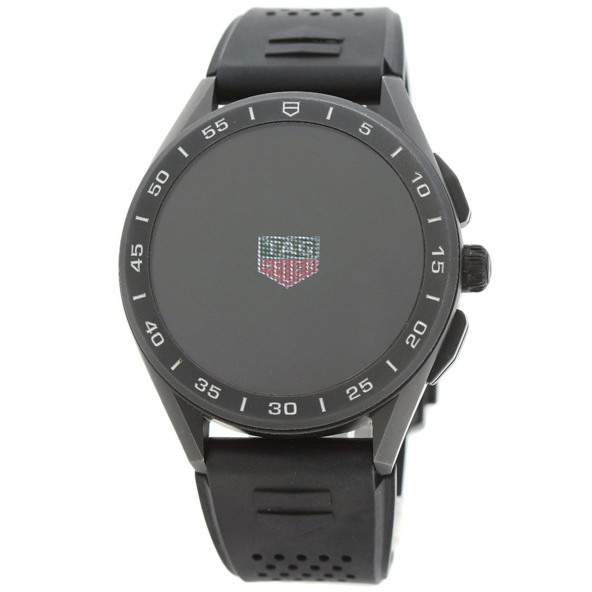 Montre connectée TAG Heuer SBG8A d'occasion pour homme, en caoutchouc titane. 