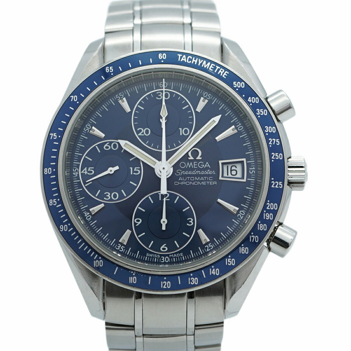 Pre-Owned Omega Speedmaster 3212.80 Blue Dial Men's Watch