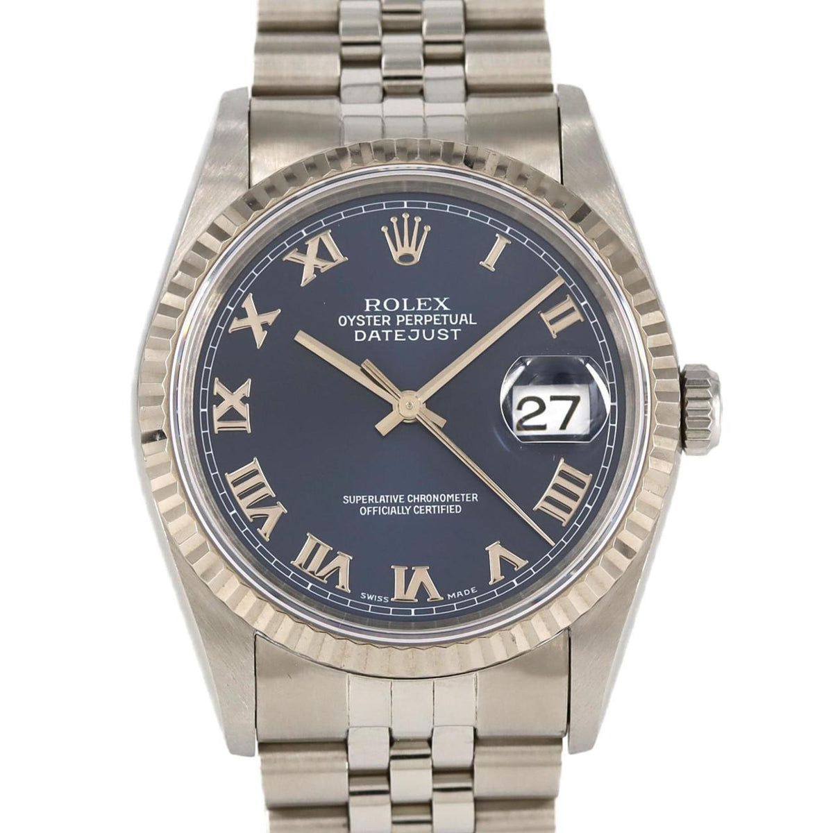 Pre-Owned Rolex Datejust 16234 SSxWG Automatic Watch U-Serial