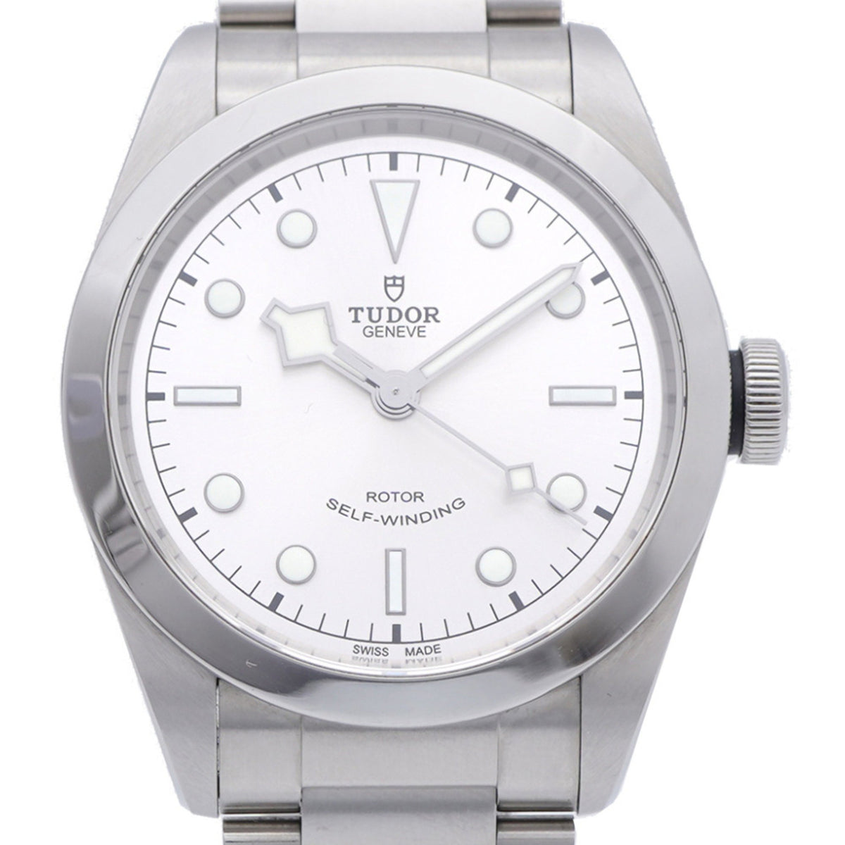 Pre-Owned Tudor Heritage Black Bay 79540 Automatic Watch in Stainless Steel and Silver (1577) for Men