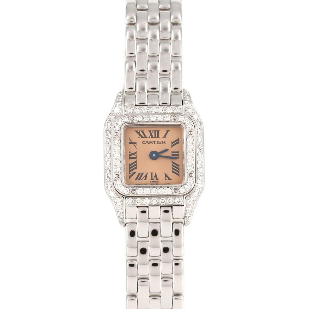 Pre-Owned Cartier Mini Panthere WG 2D WF3244F3 Watch Quartz