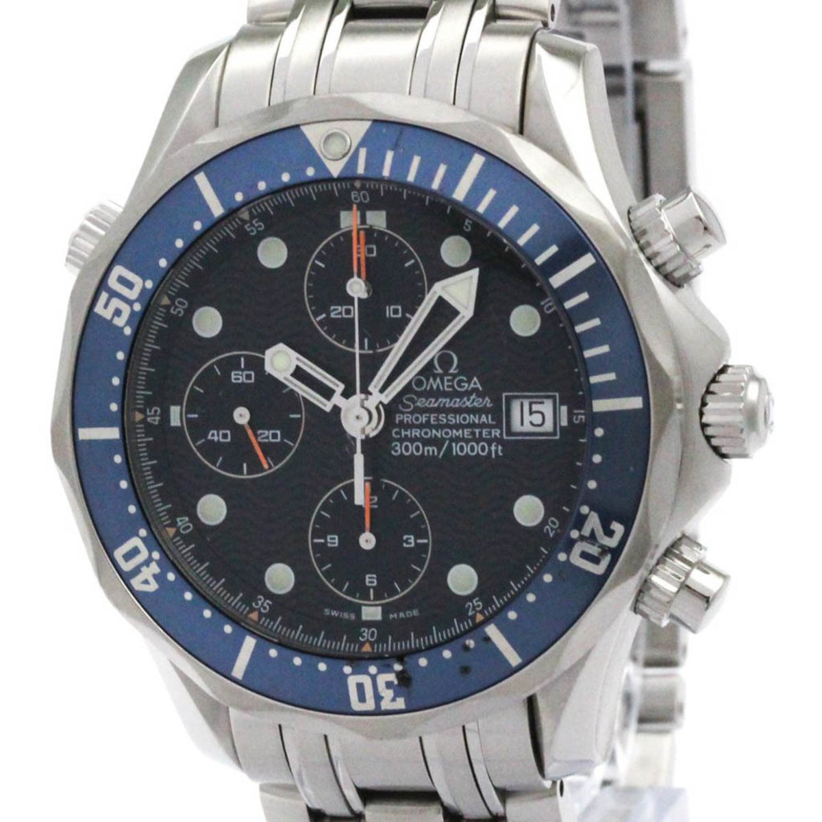 Pre-Owned OMEGA Seamaster Professional 300M Chronograph Watch 2599.80 Polished