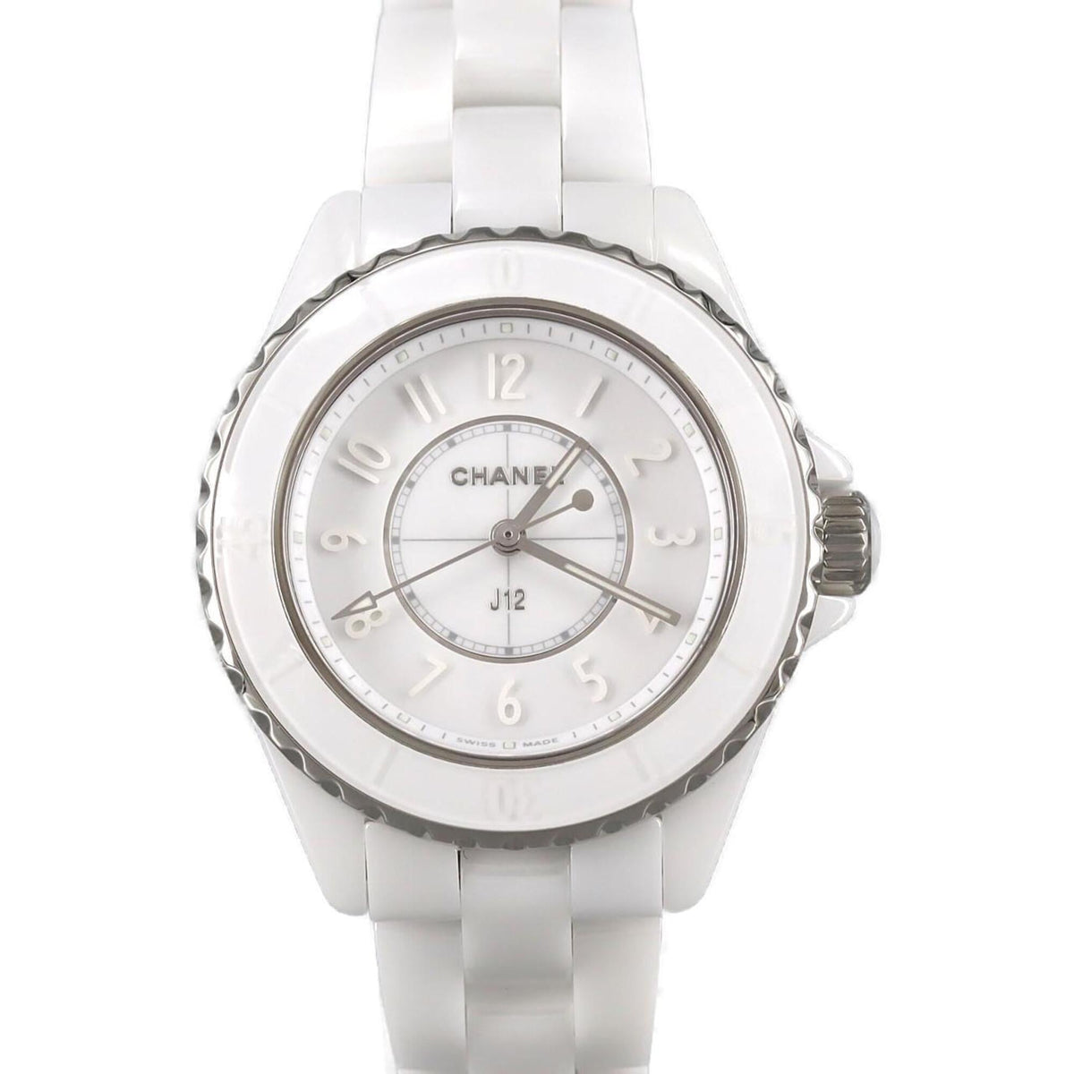 Pre-Owned Chanel J12 Phantom 33mm Ceramic H6345 Quartz Watch