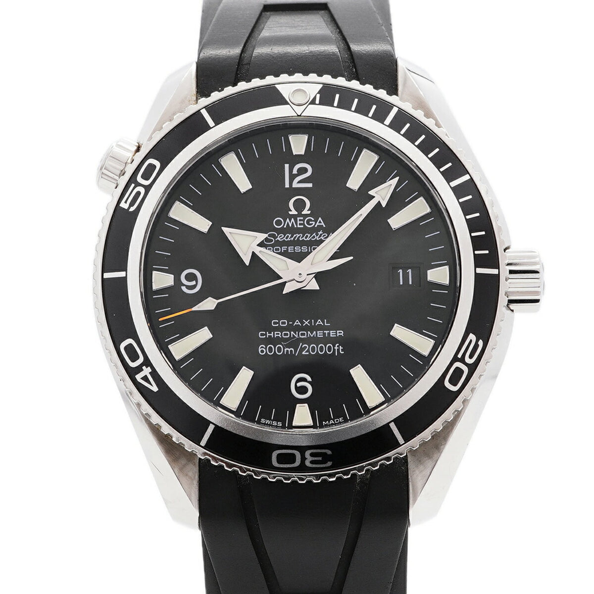 Pre-Owned Omega Seamaster 600 Planet Ocean 2901.50.91 Black Dial Men's Watch