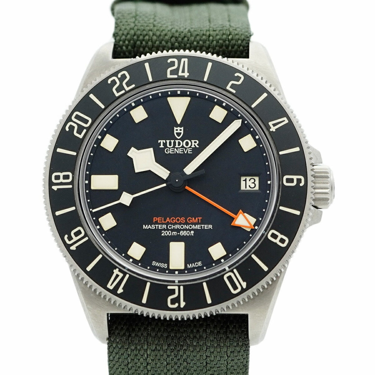 Pre-Owned Tudor Pelagos 2542G257NU Black Dial Men's Watch
