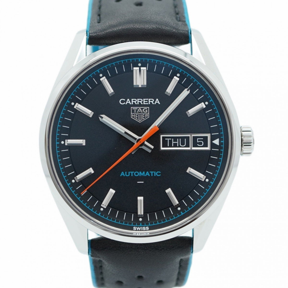 Pre-Owned TAG Heuer Carrera WDA2110 Black Dial Men's Watch